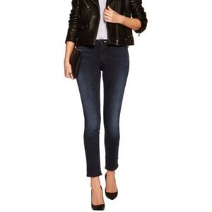 Acne Studios Flex Basement Low Rise Skinny Jean Midnight Blue Black